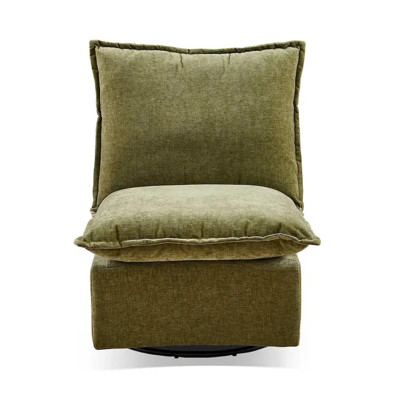 Čalouněné otočné křeslo s otáčením o 360° a zakřiveným ergonomickým opěradlem