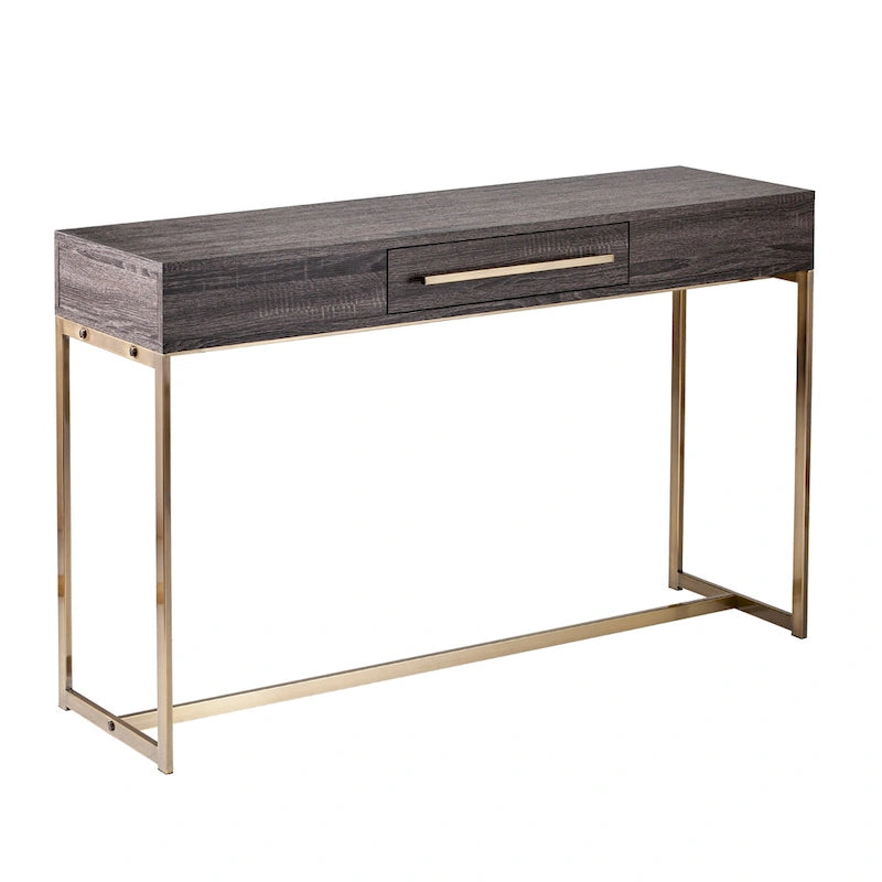 Konsolentisch aus Holz im Transitional-Stil mit Schublade