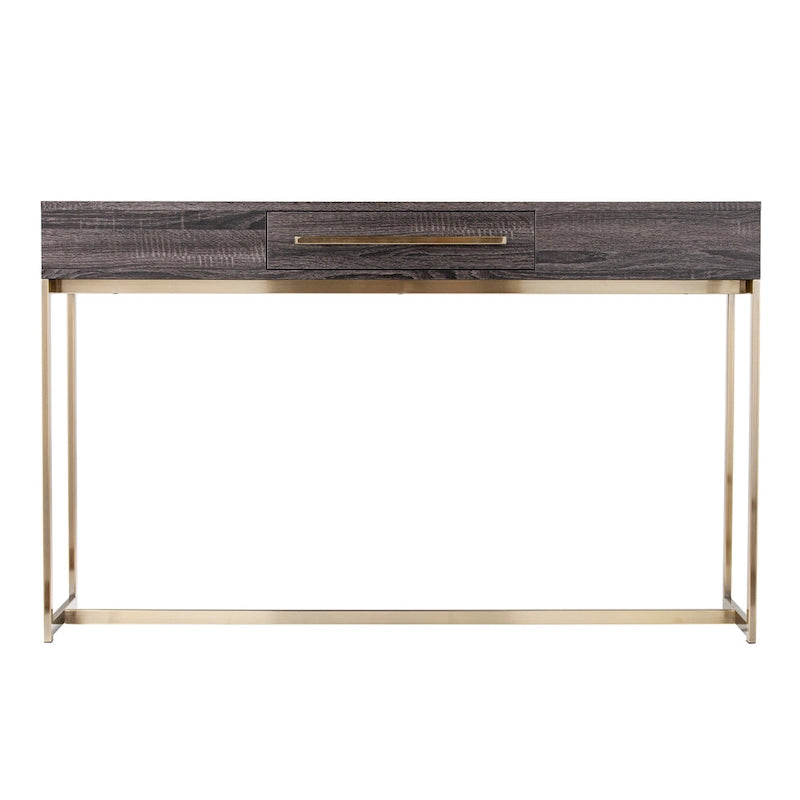 Konsolentisch aus Holz im Transitional-Stil mit Schublade