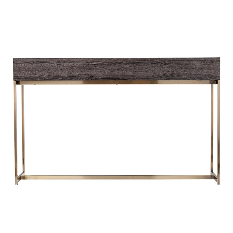 Konsolentisch aus Holz im Transitional-Stil mit Schublade