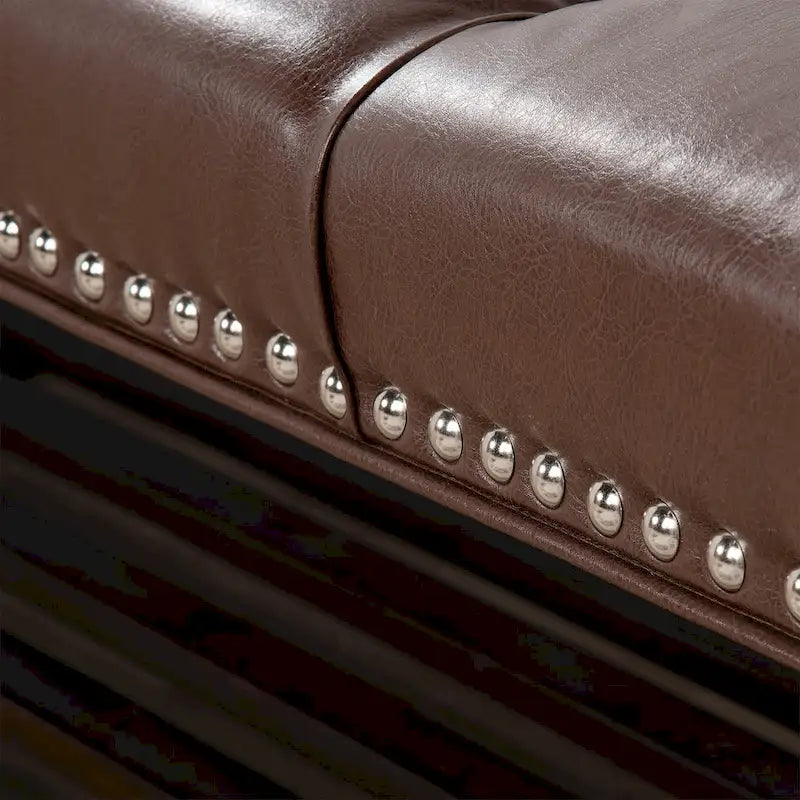 60" Upholstered Entryway & Bedroom Bench with Birch Wood Legs