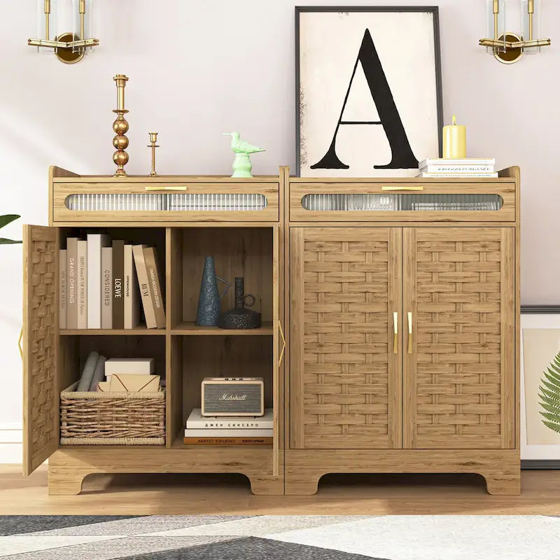 Buffetschrank für die Kaffeebar im Landhausstil mit Schublade und verstellbarem Regalboden