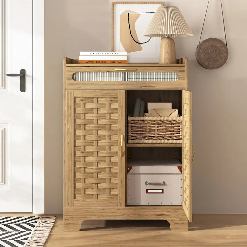 Buffetschrank für die Kaffeebar im Landhausstil mit Schublade und verstellbarem Regalboden