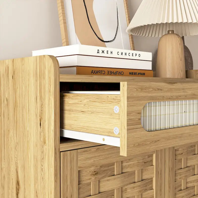 Buffetschrank für die Kaffeebar im Landhausstil mit Schublade und verstellbarem Regalboden