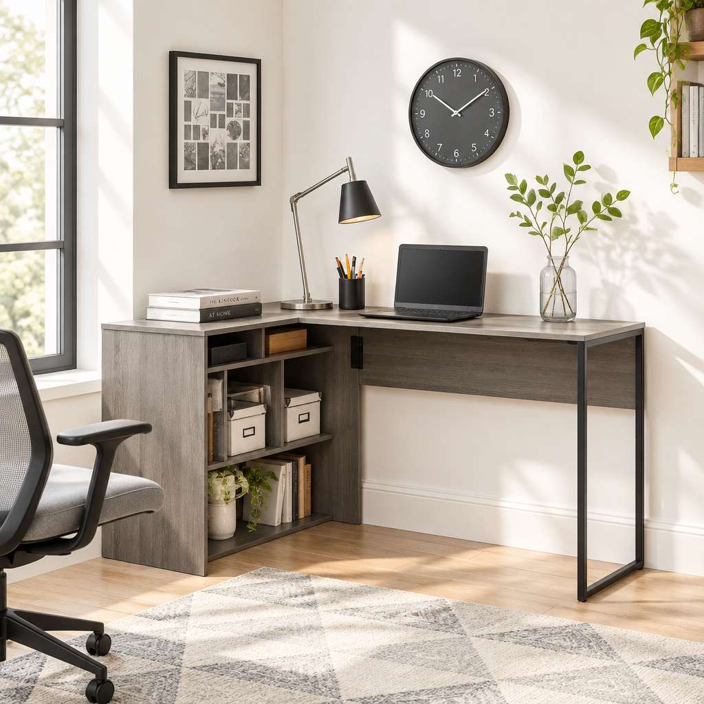 L-Shaped Desk New Background Square